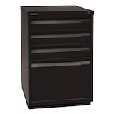 thumbnail of BISLEY Schubladenschrank Serie F abschließbar in schwarz Bürocontainer Schreibtischcontainer Akten Standcontainer