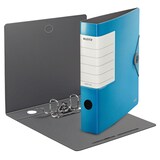 thumbnail of Ordner Solid A4, 62mm Rücken, blau, 180° Ordner Präzisionsmechanik. Sichttasche am Rücken, Gummibandverschluss
