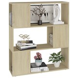 thumbnail of vidaXL Bücherregal Raumteiler Sonoma-Eiche 80x24x94 cm Holzwerkstoff