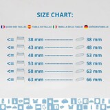 thumbnail of Tampas metálicas universais de 63mm - 50 unidades: tampas para frascos de conservas e compotas, tampa universal