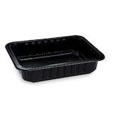 thumbnail of 320 Menü-Schalen PP ungeteilt schwarz 227 x 178 x 50 mm