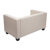 thumbnail of 2er Sofa Couch Loungesofa Lille ~ Leder, creme