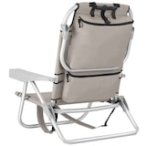 thumbnail of tectake Chaise de plage CORAL pliable avec fonction sac à dos - beige, Lot de 2 - 406261