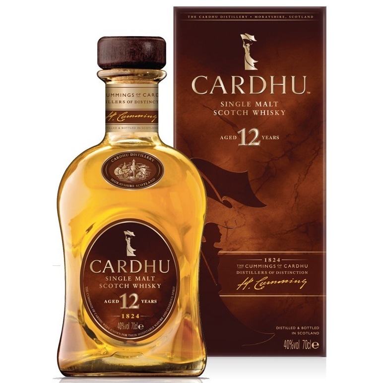 Whisky Cardhu 12 ans Scotch - 40° 70 cl