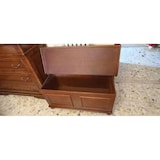 thumbnail of shopinnovativo -Cassapanca contenitore arte povera in legno massello e mdf con rifinitura in noce 100x44x51 H