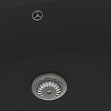thumbnail of vidaXL Keukenwasbak Zwart 76 x 48 x 30 cm Graniet