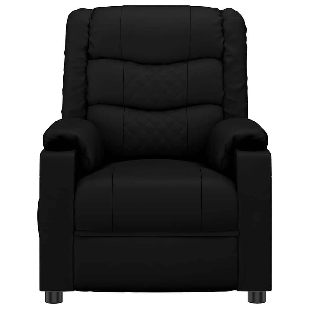 vidaXL Massagesessel Elektrisch Schwarz Kunstleder
