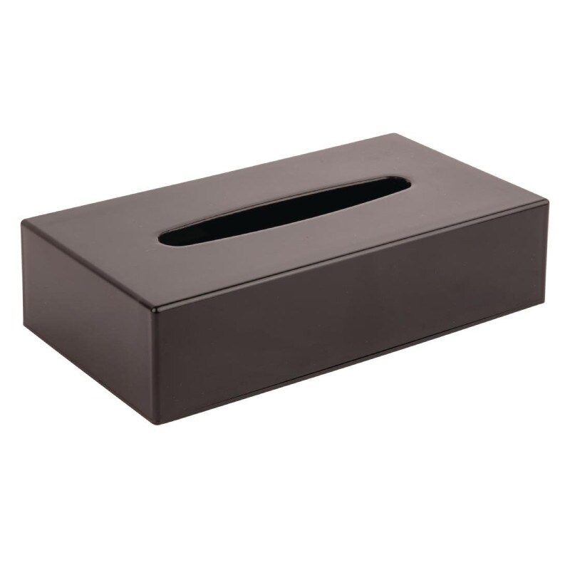 Taschentuchbox rechteckig schwarz