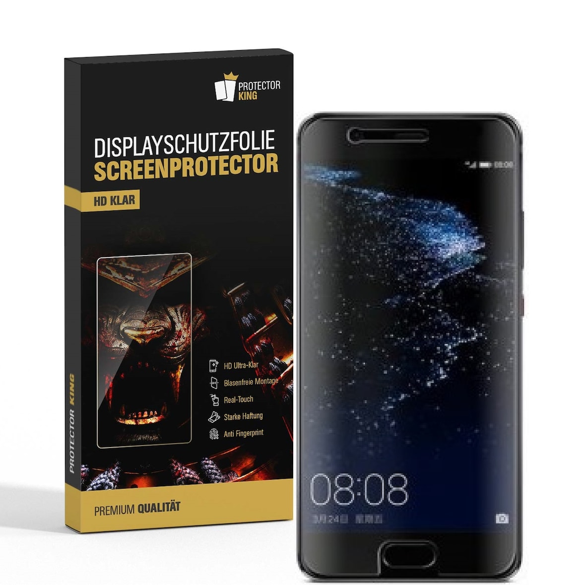 2x Displayschutzfolie für Huawei P10 Lite Displayfolie Schutzfolie HD ULTRA KLAR