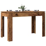 thumbnail of Mesa de comedor de madera contrachapada madera vieja