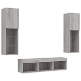 thumbnail of Helloshop26 - Multimedia-TV-Möbel TV-Regal Sideboard TV-Schrank Esszimmer Wohnzimmer Schlafzimmer mit LED-Beleuchtung 5-teilig 02_0029422