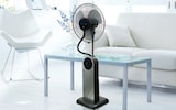 thumbnail of Tarrington House Ventilatore nebulizzante SFM4016, plastica / metallo, 46 x 38 x 132cm, Ø 40 cm, 95 W, 3 velocità, oscillazione, nero / argento
