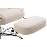 thumbnail of Silla de oficina de tela Castle Crema