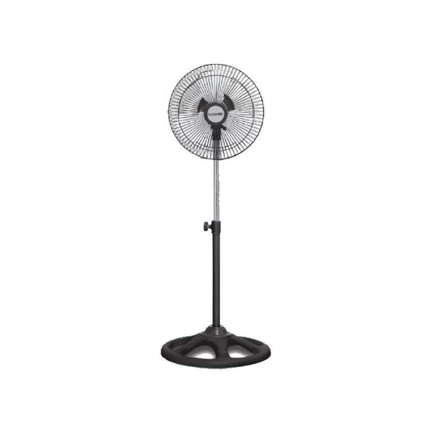 Ventilador de pie de 10 pulgadas de diámetro, Altura Regulable, Motor silencioso, Potencia 45W