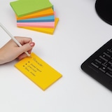 thumbnail of Haftnotizen Papier 70g farbl. sort. 75x125mm 6 Blocks