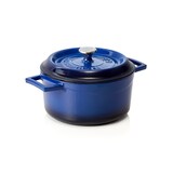 thumbnail of WAS Germany - Cocotte Lava, Ø 21 cm, blau, Gusseisen emailliert