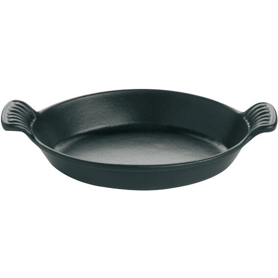Matfer Plat fonte émaillée ovale noire 25 cm Matfer - 071083