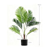 thumbnail of COSTWAY Set di 2 Palma Areca Artificiale, 90 cm, Pianta Artificiale in Vaso, Palma Artificiale con Foglie, Pianta Artificiale da Interno