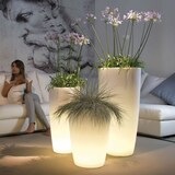 thumbnail of Lampada Vaso Luminoso da Giardino Cypress a LED|in Resina Anti-Ingiallimento Luce RGB|Made in Italy | Trasformatore IP20 da 1,4 mt | cm 43x90