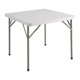 thumbnail of Mesa buffet Bolero cuadrada y plegable en color blanco 860x860x740mm