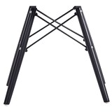 thumbnail of SAM® Esszimmerstuhl Schalenstuhl weiß Holzfüße schwarz LEA