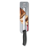 thumbnail of Victorinox Brotmesser Swiss Classic 21 cm, mit extra scharfem Wellenschliff, schwarz, Blister