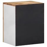 thumbnail of Helloshop26 - Mobiletto da bagno sospeso 38 x 33 x 48 cm design minimalista legno di mango bianco naturale 02_0057850