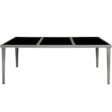 thumbnail of tectake Conjunto de ratán y aluminio MENORCA  gris claro - 403752