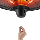 thumbnail of Solaris Infrarotheizstrahler Orbit 2500W, Aluminiumgehäuse - schwarz