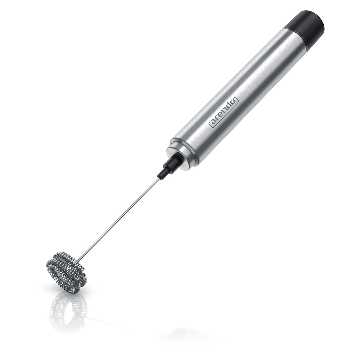 Arendo Stab Milchaufschäumer mit Einzel- und Dualquirl Handmilchaufschäumer mit Spezialspirale