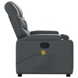 thumbnail of vidaXL Massagesessel Grau Kunstleder