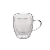 thumbnail of Set 2 tazzine caffè in vetro borosilicato doppia parete cl 8