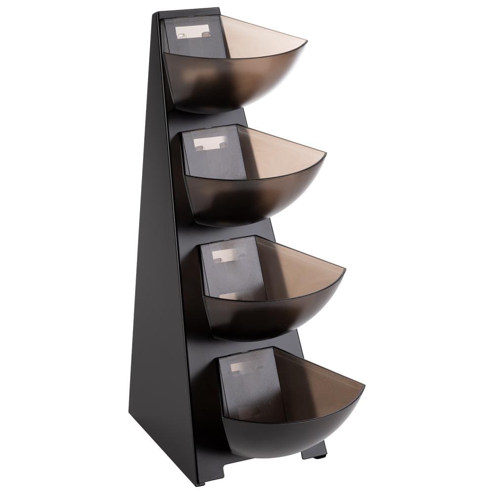 APS Multi-Rack, 4 etages 19 x 31 cm, H: 53 cm, roestvrij staal, ABS kunststof