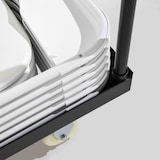 thumbnail of MobeventPro stoelentransportwagen 105 x 48 x 116cm Grijs