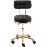 thumbnail of physa Rollhocker mit Rückenlehne - 47 - 61 cm - 150 kg - schwarz