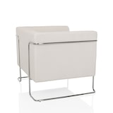 thumbnail of Loungesessel Curacao Cord 1-Sitzer Stoff weiß hjh OFFICE