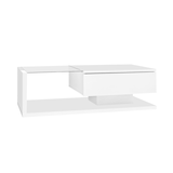 thumbnail of Merax Couchtisch, Hochglanz-Weiß, Beistelltische, Couchtische mit Glas und LED-Effekt, Weiß