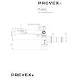 thumbnail of PREVEX Preloc Sifon für Waschbecken / Badezimmer, platzsparender Universal-Siphon | aus recyceltem Kunststoff