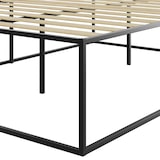 thumbnail of tectake Estructura de cama de metal KYOTO con somier, 250 kg - 140 x 200 x 46,5 cm negro