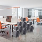 thumbnail of Akustik Trennelement / Schallabsorber FLEXMIUT STORE B 36x54,525 modular PET grau hjh OFFICE