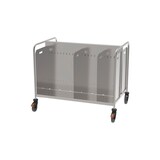 thumbnail of Rieber Stapelwagen, 2-teilig, aus Edelstahl, 1200 x 800 x 970 mm