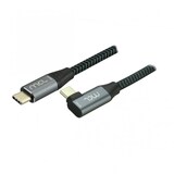 thumbnail of MCL - Câble Type C / Type C coudé USB3.2 tressé 10Gb 100W 5A - 2m