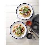 thumbnail of 12 x Teller flach coup 17cm RETRO BLUE