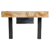 thumbnail of Lowboard HWC-L75, TV-Rack Fernsehtisch TV-Tisch, Industrial Massiv-Holz MVG-zertifiziert 40x200x60cm, natur