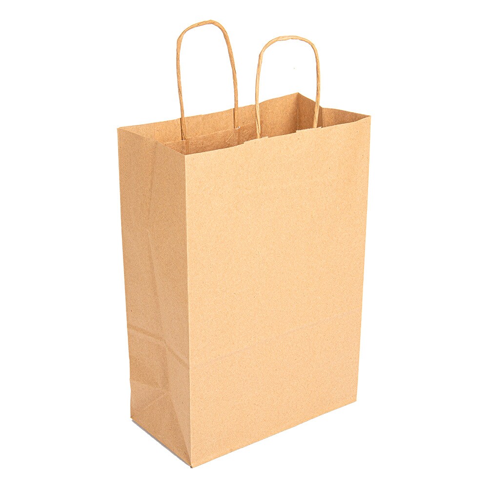 Sacos Sos Com Asas  80 G/M2 20+10X29 Cm Natural Kraft (250 Unidades)