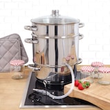 thumbnail of Edelstahl Entsafter Obstpresse mit Auffangbehälter für Gelee Marmelade Frucht