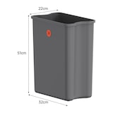 thumbnail of Luzzo® Pedaalemmer California 30L – Mat Zwart – Hygiënisch & Smal