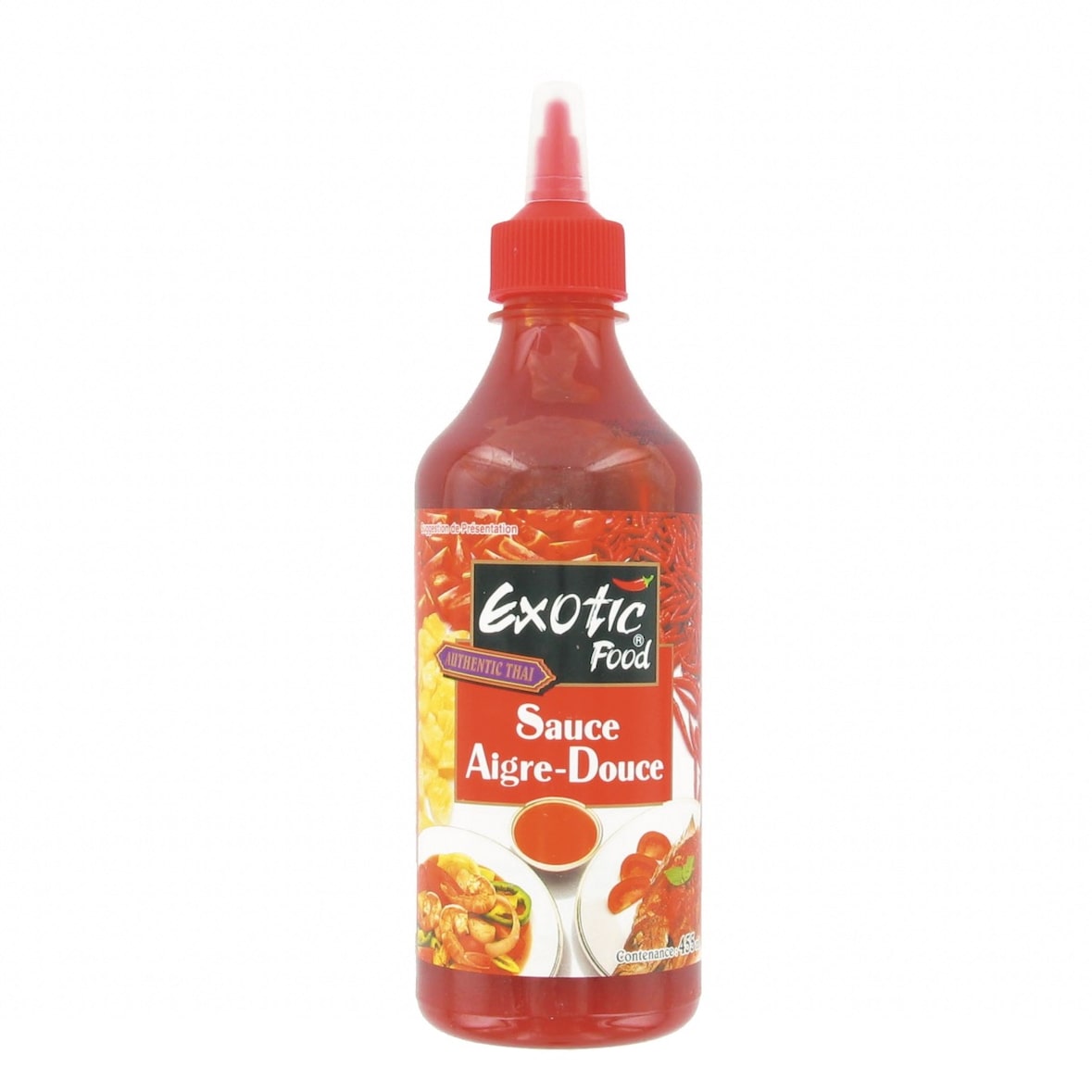 Sauce Aigre-Douce non-pimentée 455ML Authentic Thai 1 bouteille