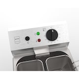 thumbnail of METRO Professional Cuocipasta elettrico GNC1008, acciaio inox, 47 x 55 x 38 cm, 4 cestelli, 3150 W, temp. fino a 110°C, filtro scarico, 8 L, argento