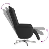 thumbnail of vidaXL Massagesessel mit Fußteil Schwarz Kunstleder